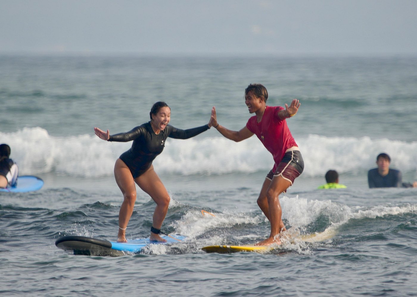Surfing in Bali
